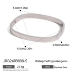 Silver color / 1 Piece Simple Classic Style Geometric Shape Stainless Steel  Gold Color Women's Bangle Picture8